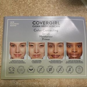 Covergirl sample for Colour correcting Serum Primer Moisturizer